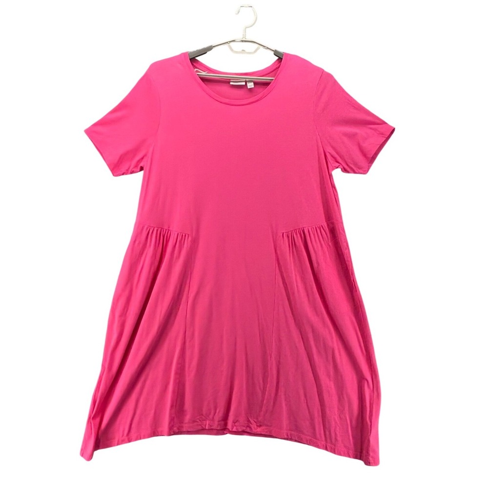 LOGO Lori Goldstein Jumper Dress Size XLP PLX Petite Soft Flowy Cottage Relaxed